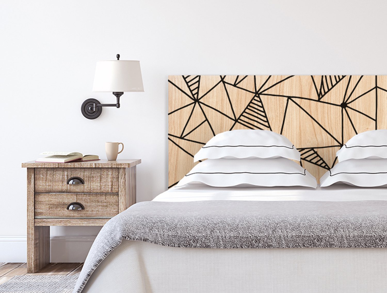cabecero de cama para habitacion de estudiante